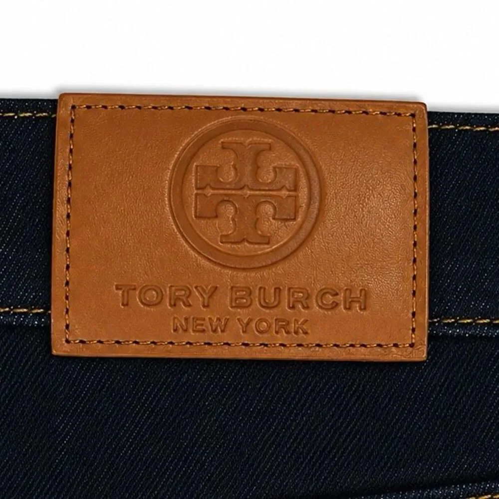 Tory Burch Skinny Jeans Dark Wash Stretch Denim Women 29 Modern Classic